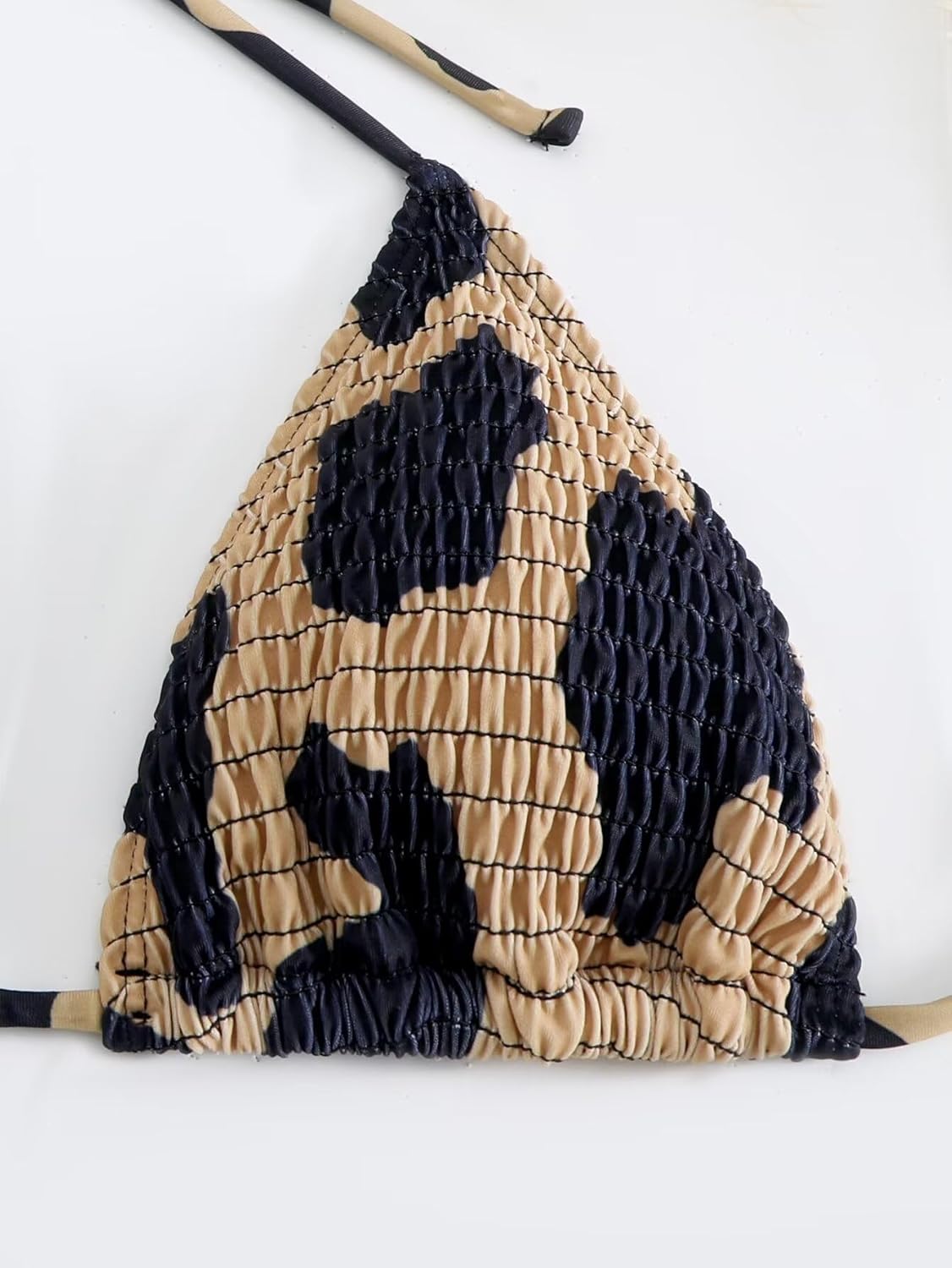 Women's Camo Halter Bathing Suit High Waisted Summer Swimsuit Bikini Set - Image 3