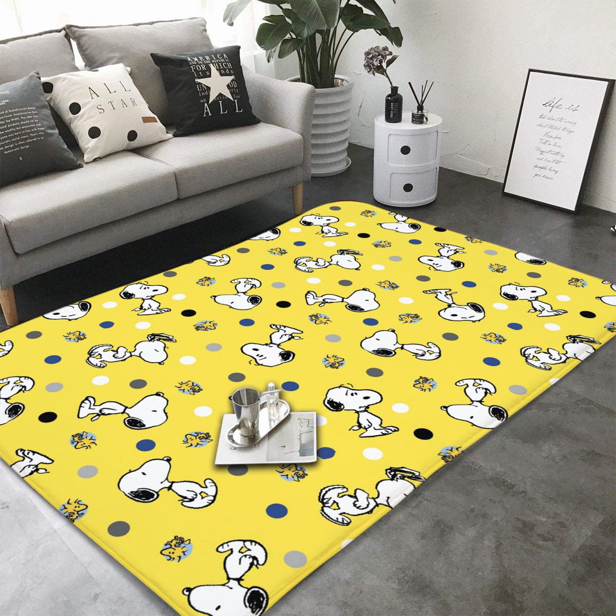 ラグ・カーペット peanuts&co Mr BEER HAND MADE RUG peanuts&co Mr BEER HAND MADE RUG