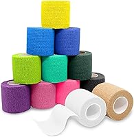 Vista 27 de FriCARE Vendaje Autoadhesivo, Cinta Médica para Botiquín de Primeros Auxilios, Vendajes Cohesivos para Heridas Deportivas y Veterinarias, 2 Pulgadas