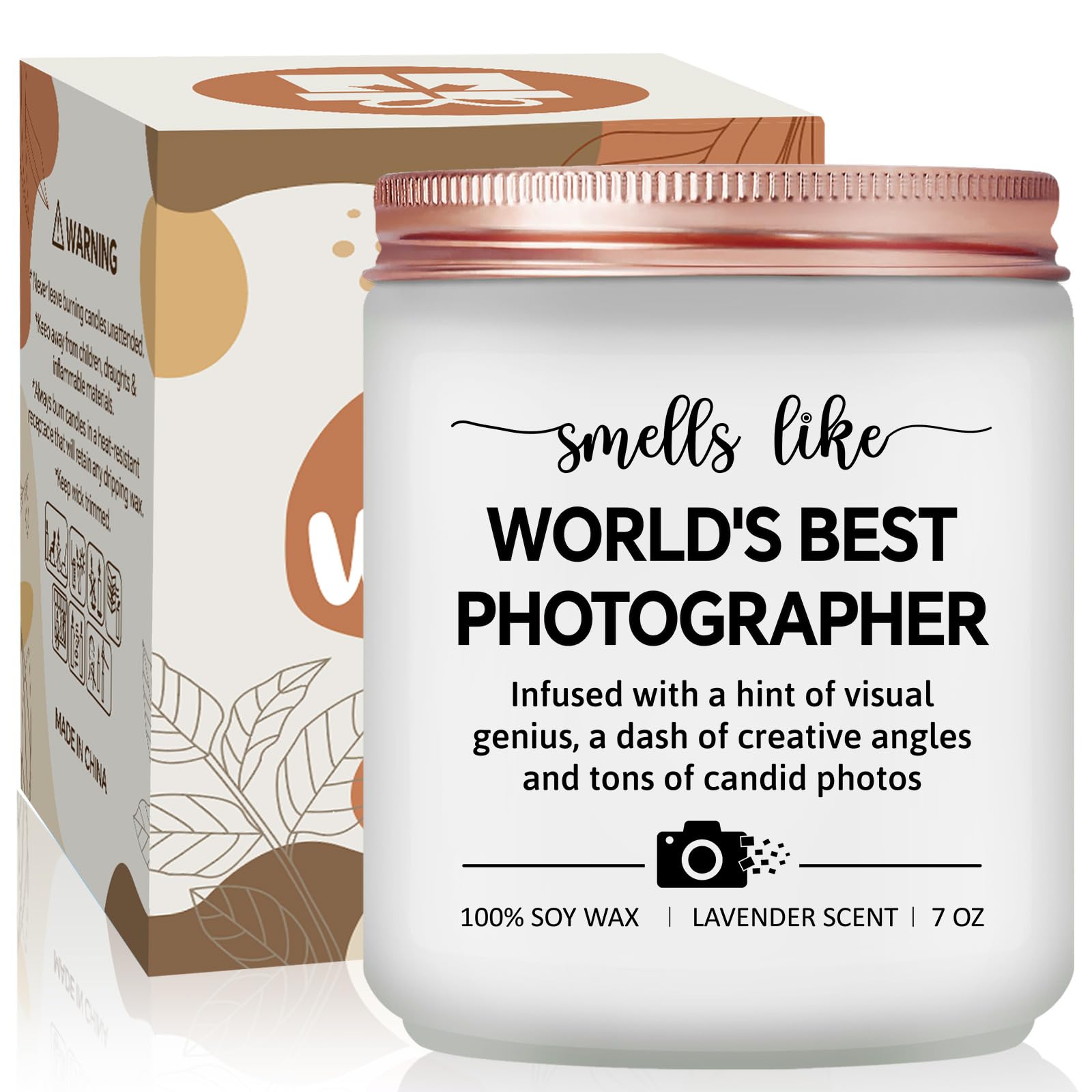 Fotografen Geschenke - Fotografie Geschenke für Frauen Hochzeit Fotografen Kerze - Lavendel Duftkerzen