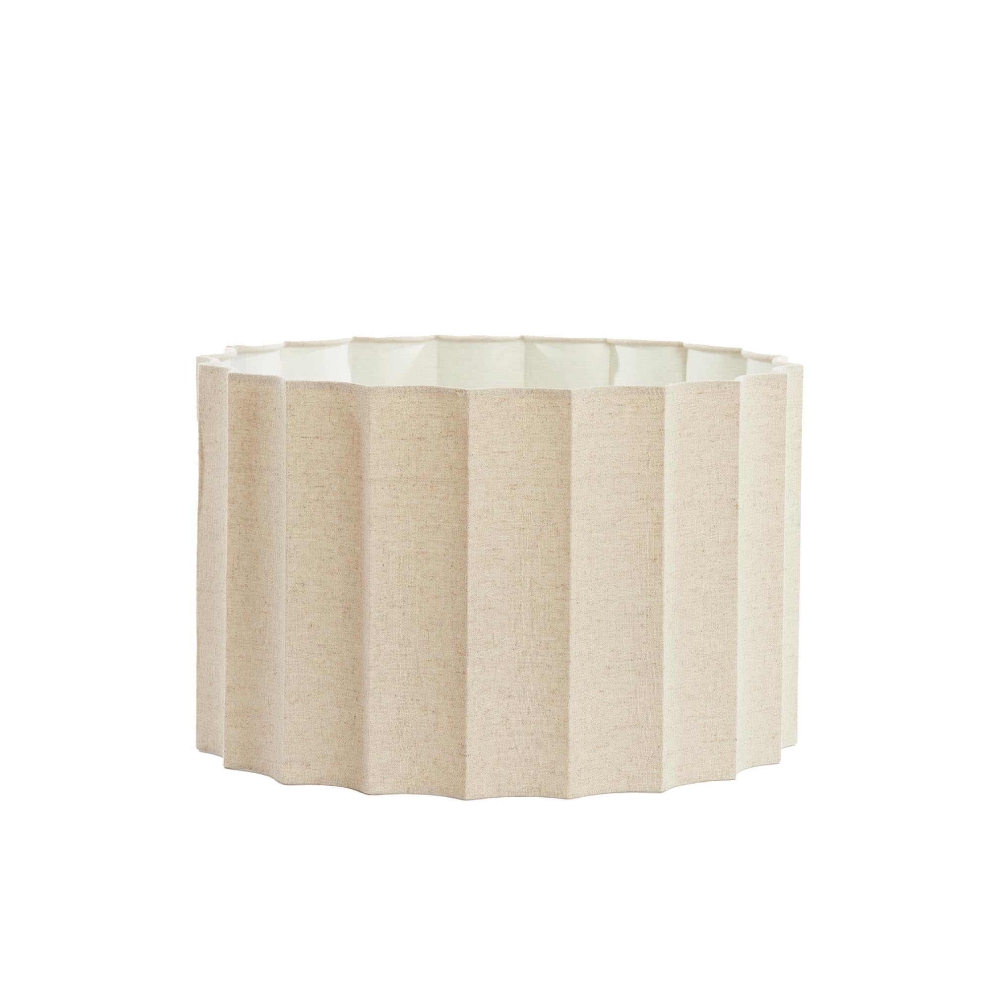 Light & Living Zylinder Lampenschirm Disli - Creme - 40x40x25cm | Rund - Modern - Textilien