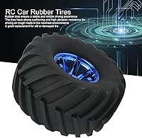 Vista 2 de Pomya Neumático de coche RC, para camión monstruo escala 1/10, para Epx, Pro, S30, coche de control remoto de estampida, neumático de goma, cubo