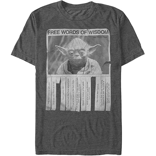 Men's Star Wars Yoda Words of Wisdom T-Shirt