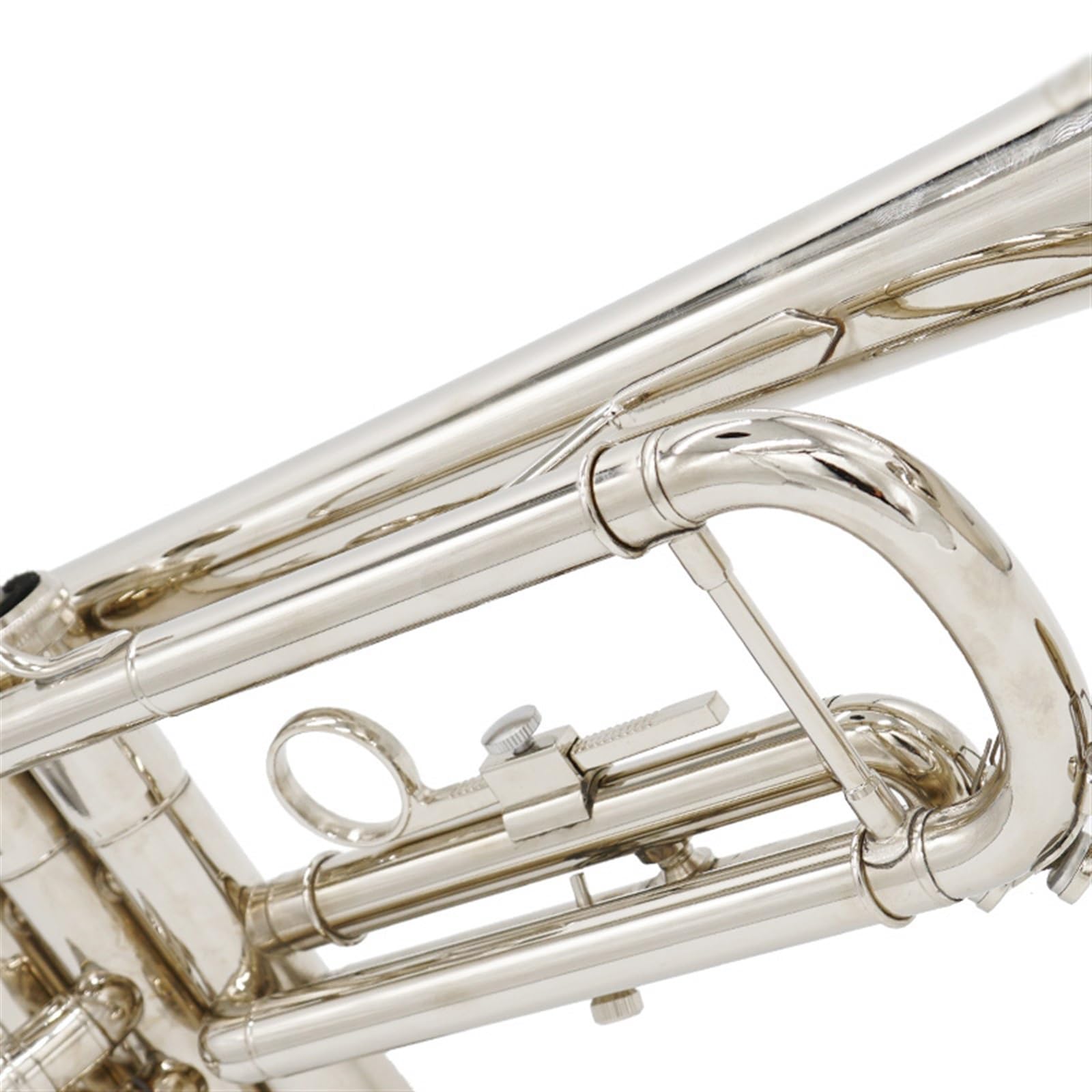 strumento in ottone a tromba Strumento Musicale A Tromba Verso Il Basso B-tune Tromba In Alpacca Per Principianti Professionista Che Suona L'argento Alpacca