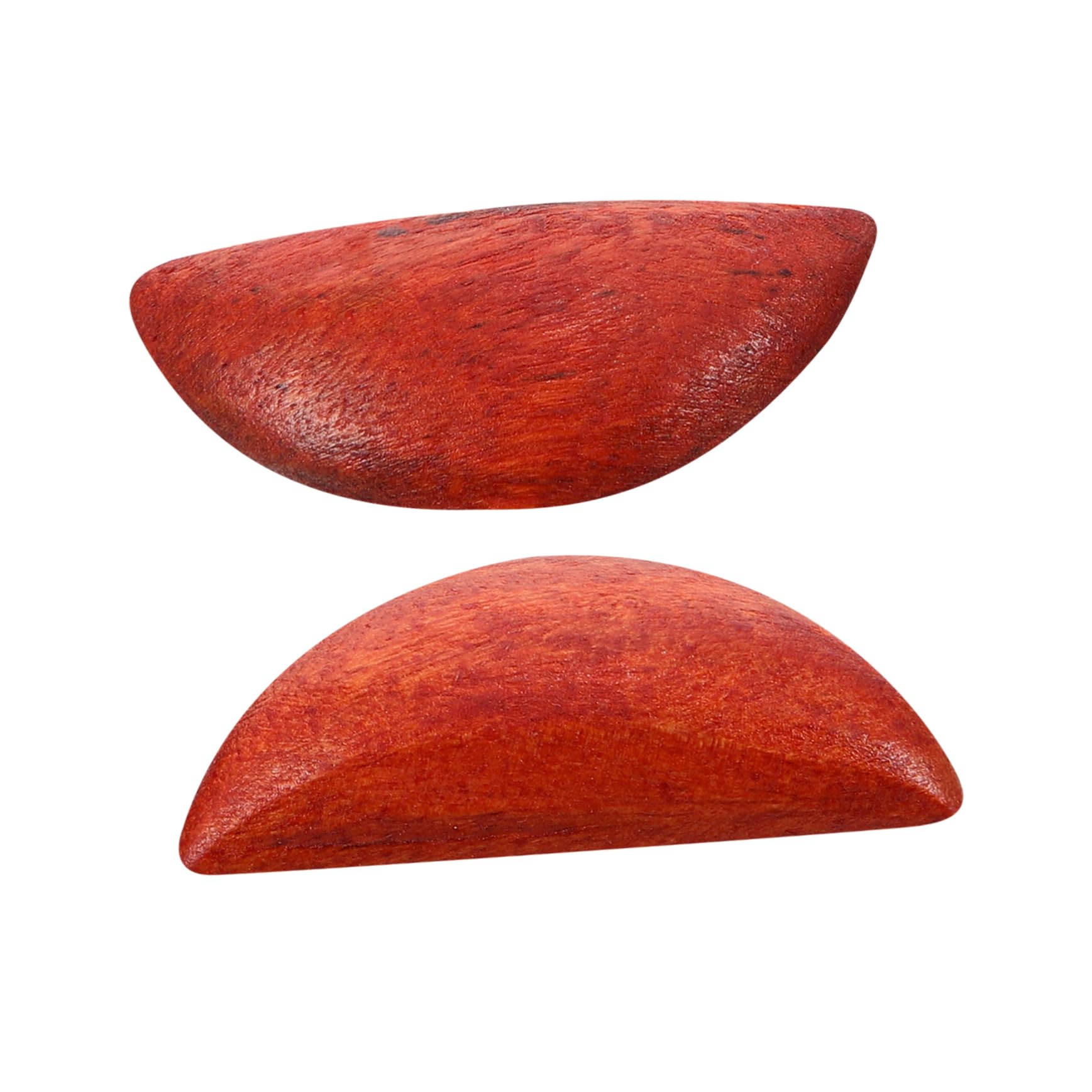 BRIGHTFUFU 2pcs Wood Buddhist Divination Tools Elegant Taoist Cups for Worship Spiritual Home Decor