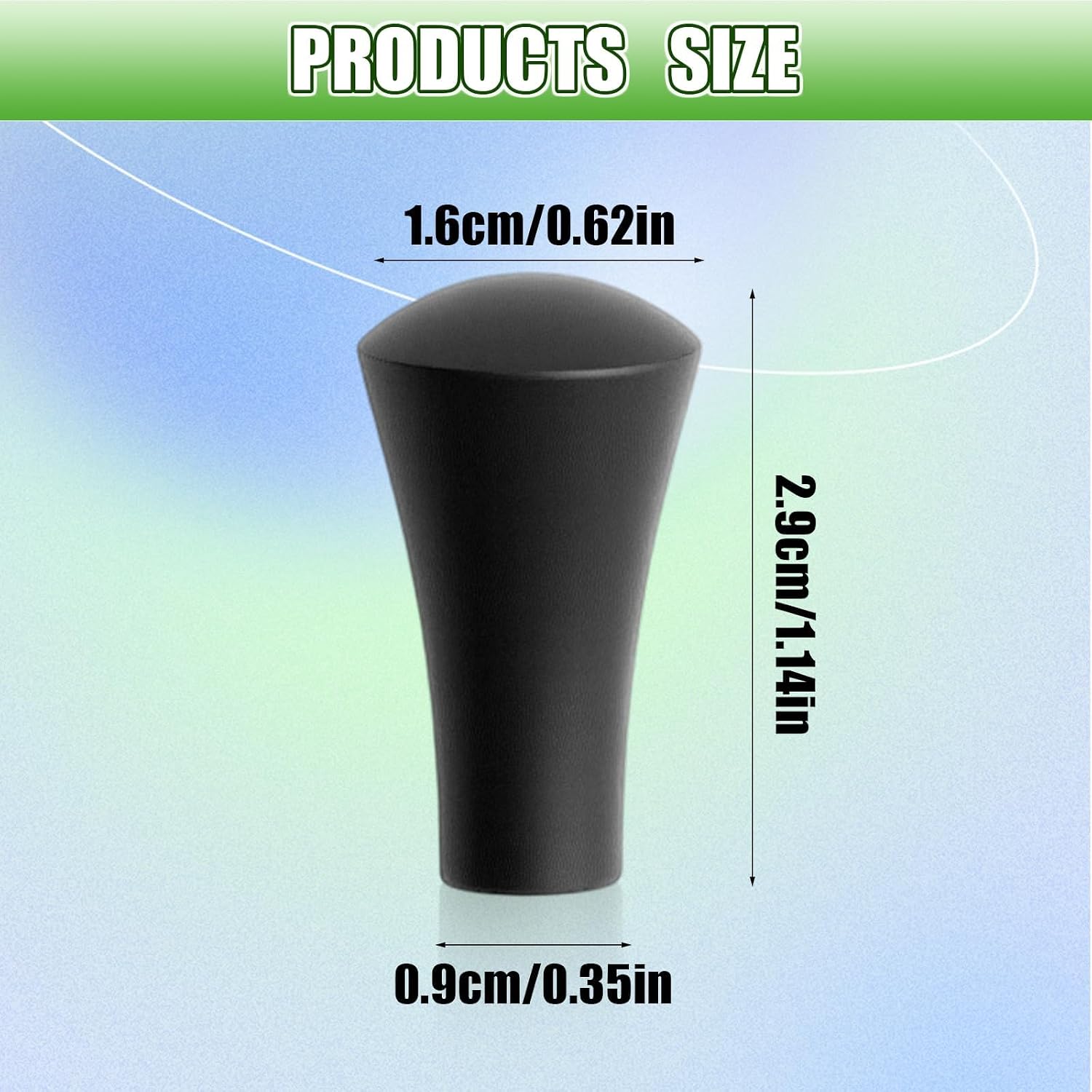 8 Pack Rubber Cap Silicone Tips Replacement Parts for Phone Tablet Holder Tough-Claw Bicycle Motorcycle Clamp Arm Base Bracket Repair, Green & Black
