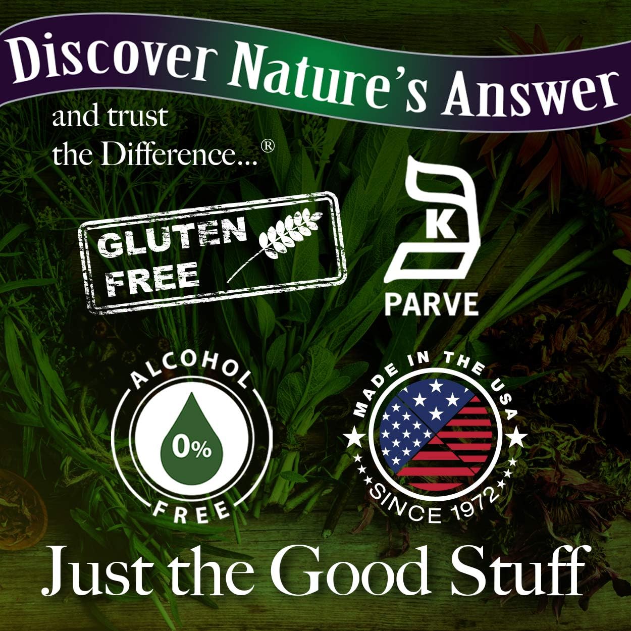 Nature's Answer Alcohol-Free Red Clover Extract Supplement, 1-Fluid Ounce | Natural Mood Support | Hormone Balance for Women | Menopausal Support