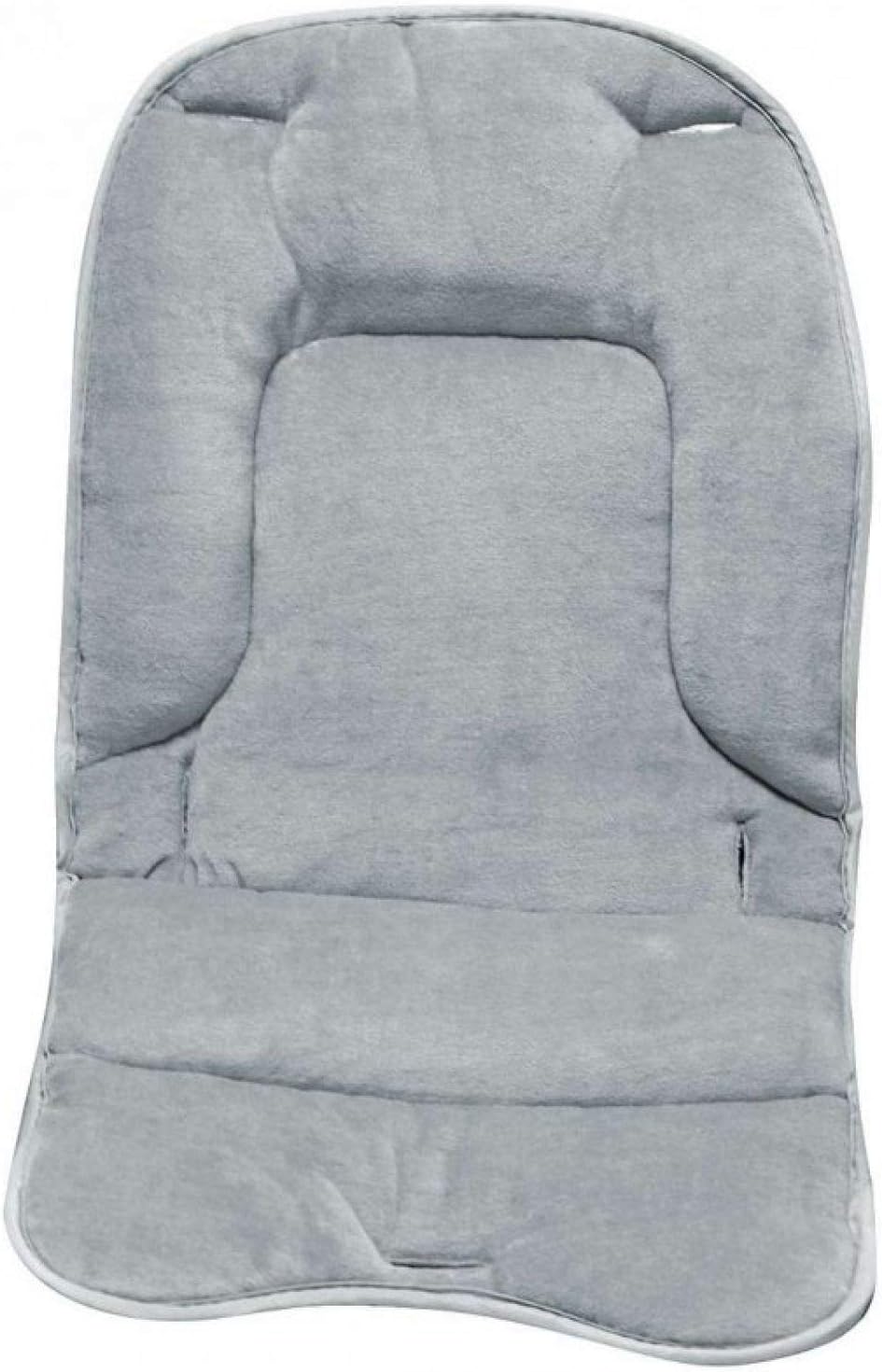 Monsieur Bebe Coussin De Confort Pour Chaise Haute Bebe Enfant Gamme Ptit Gris Perle Norme Nf En149 Amazon Fr Bebe Et Puericulture