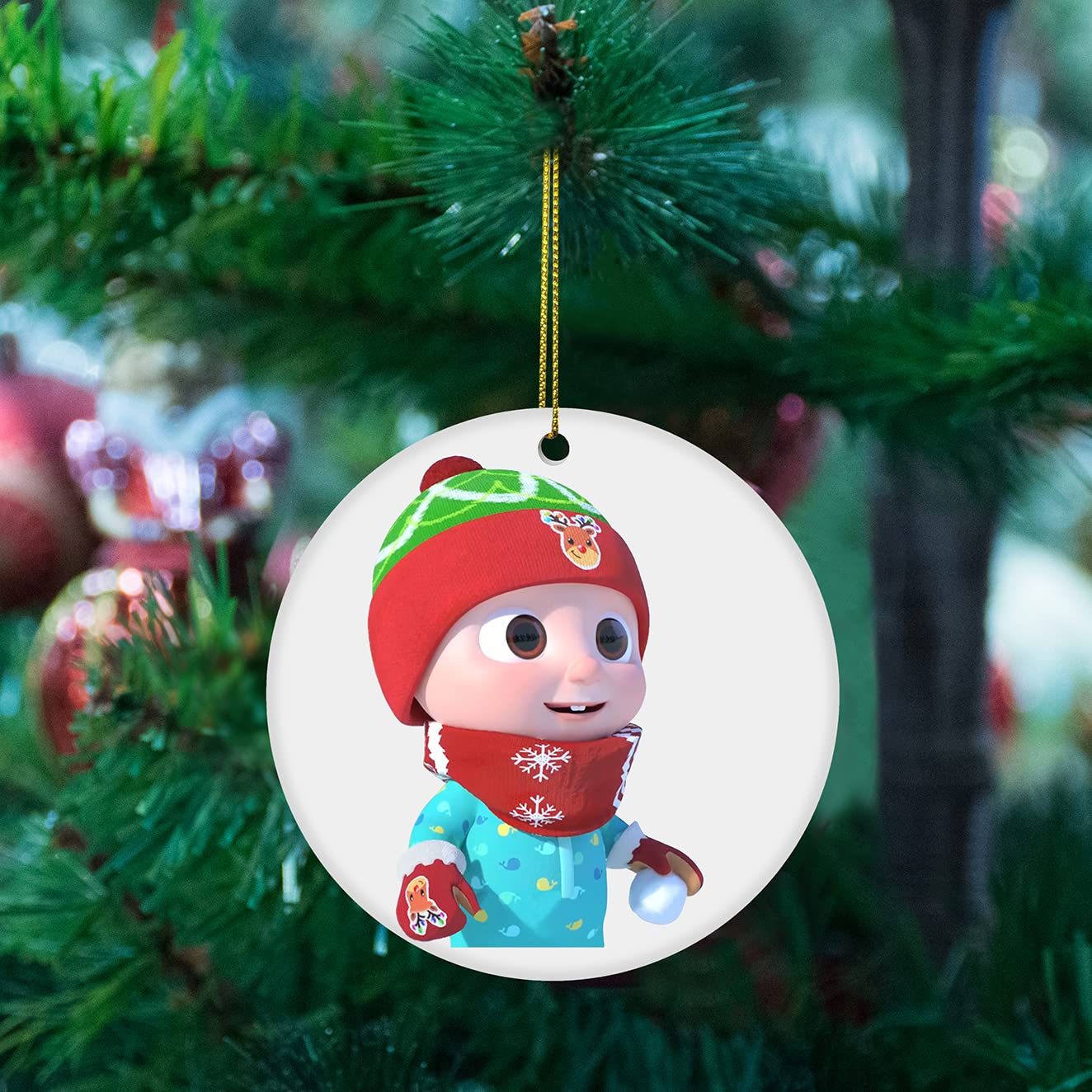 Buy Christmas Ornaments, Double Side Print Ornaments for Christmas Tree