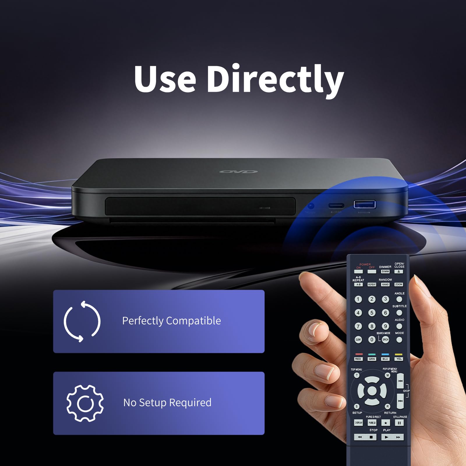 Amazon.com: ZWP RC-1128 Replacement Remote Control fit for Denon