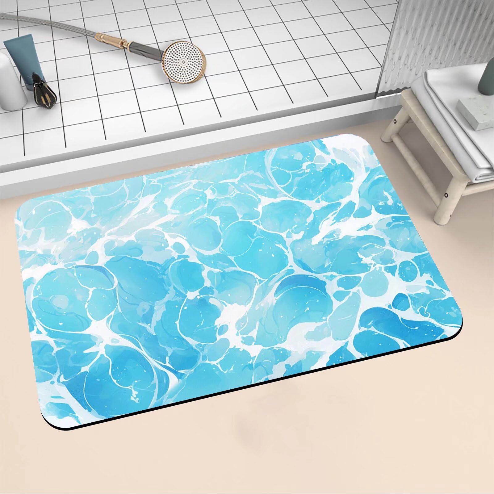 Bath mat de diatomita premium de secado rápido y tacto suave 40x60