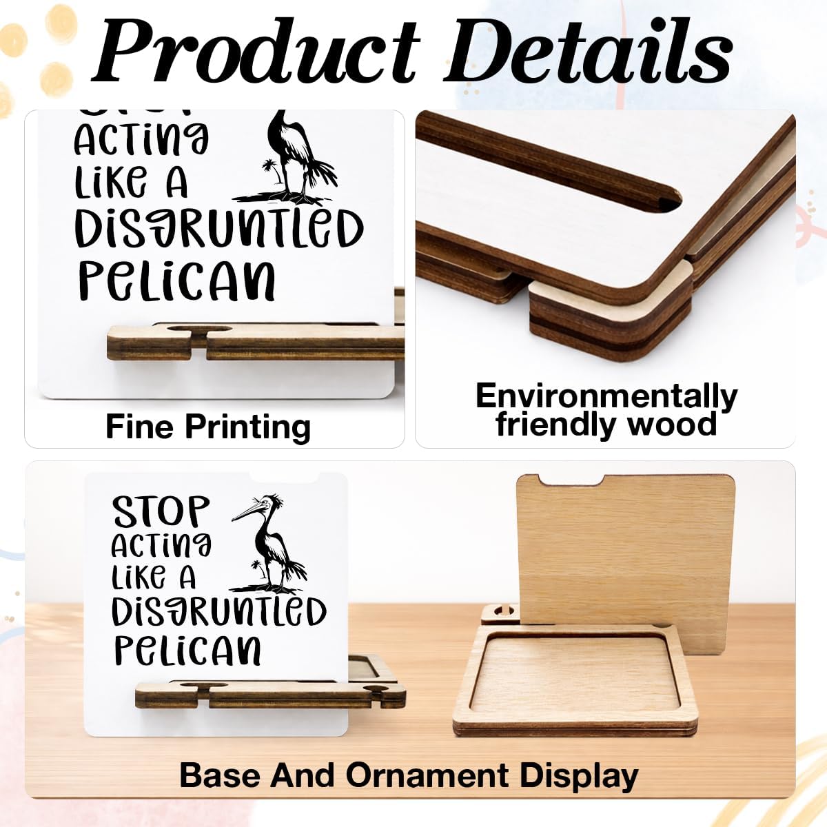 Funny Disgruntled Pelican Office Decor Sign Humorous Gift for Coworkers image 4