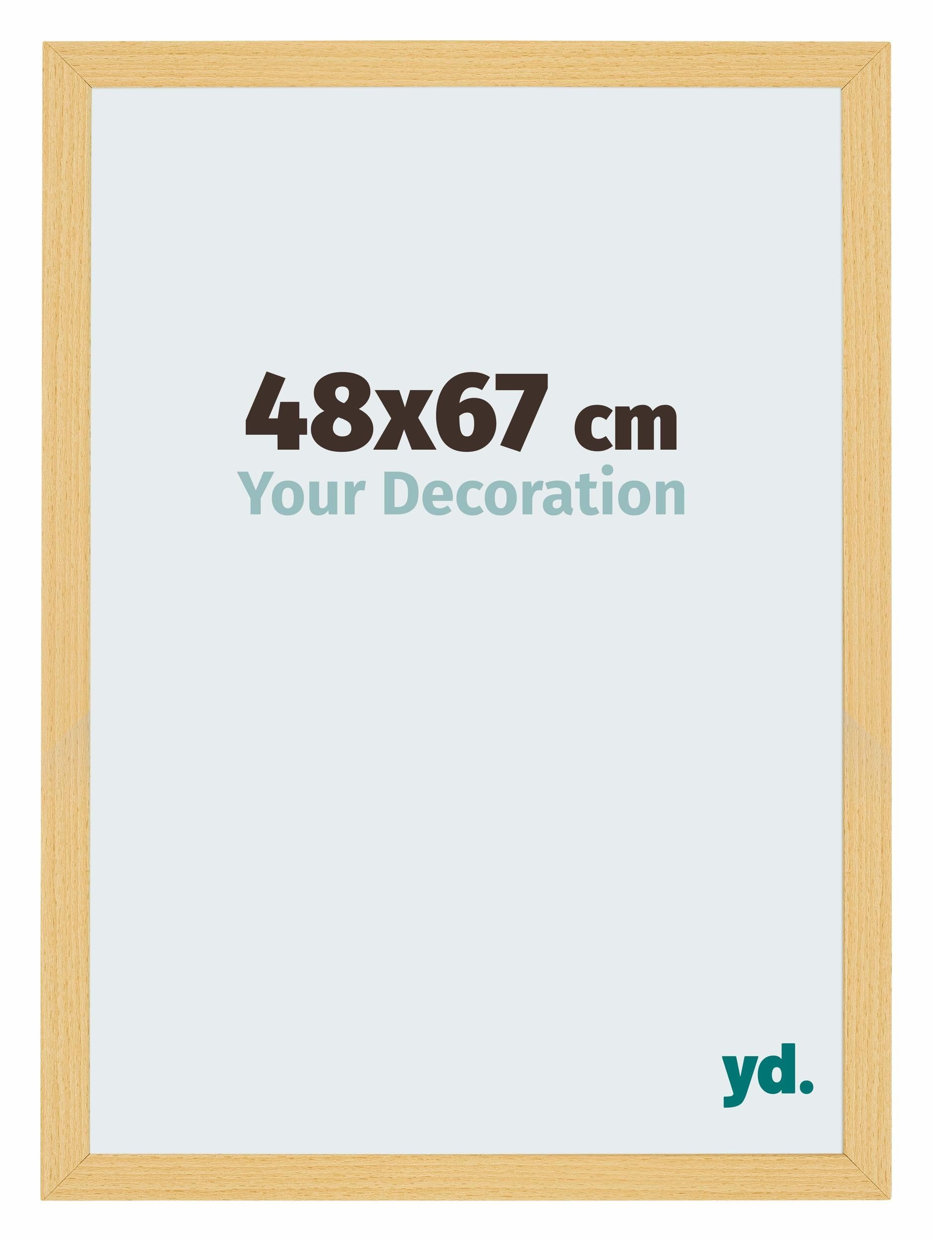 Your Decoration - Puzzle frame 48x67 - Beech Design - Puzzle frame 500-1000 Pieces - MDF Photoframe - Mura โ image 1
