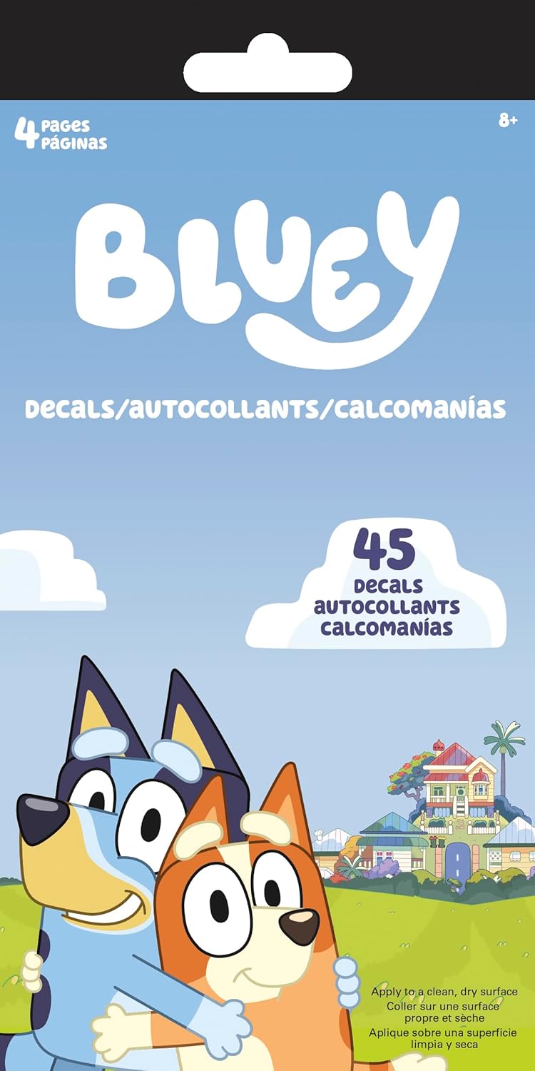 Bluey - Friends Decal 4 Page Pad - 4 x 8