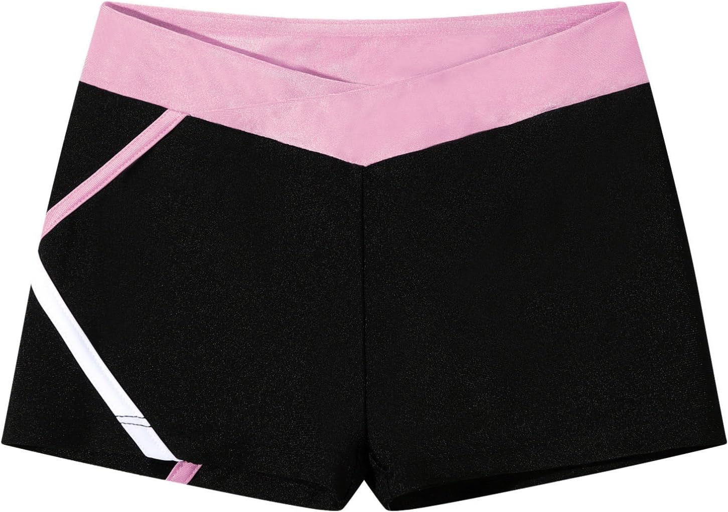 Yhong Kids Girls Gymnastics Outfit Tracksuit Training Tank Tops Dance Bra and Yoga Shorts Ballet Booty Shorts Set