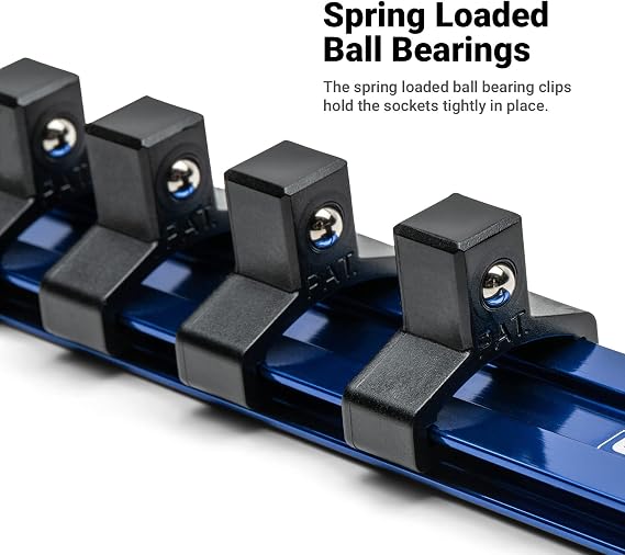 Capri Tools 3/8 in. Drive Socket Holder Clip for Socket Rails, 15-Pack