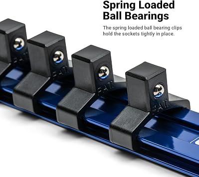 Capri Tools 3/8 in. Drive Socket Holder Clip for Socket Rails, 15-Pack