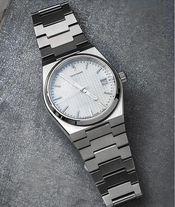 Image of Mister Empire Analog Wrist Watch for Men, Stainless Steel, Black /White Dial, DRM PE-11