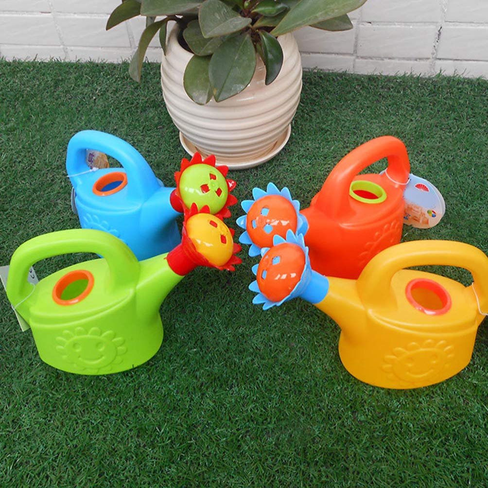 STOBOK Giocattoli per annaffiare, bollitori per bambini e bambini, 2 strumenti per piantare il giardino, per bambini, giocattoli da spiaggia di sabbia, bomboniere