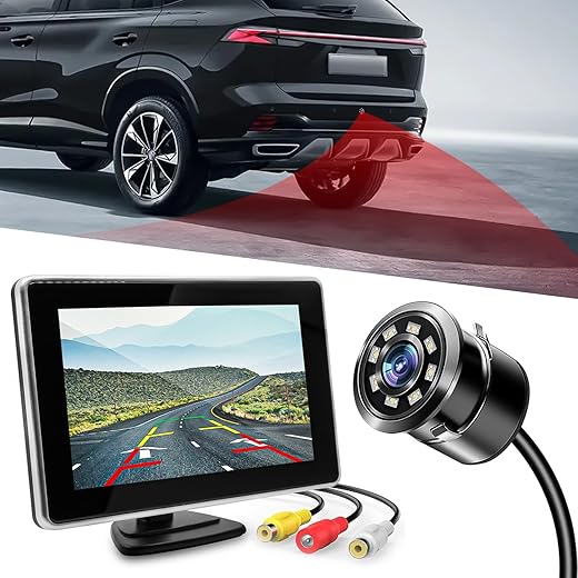 FABTEC 5 Inch Dashboard Screen + Camera Combo
