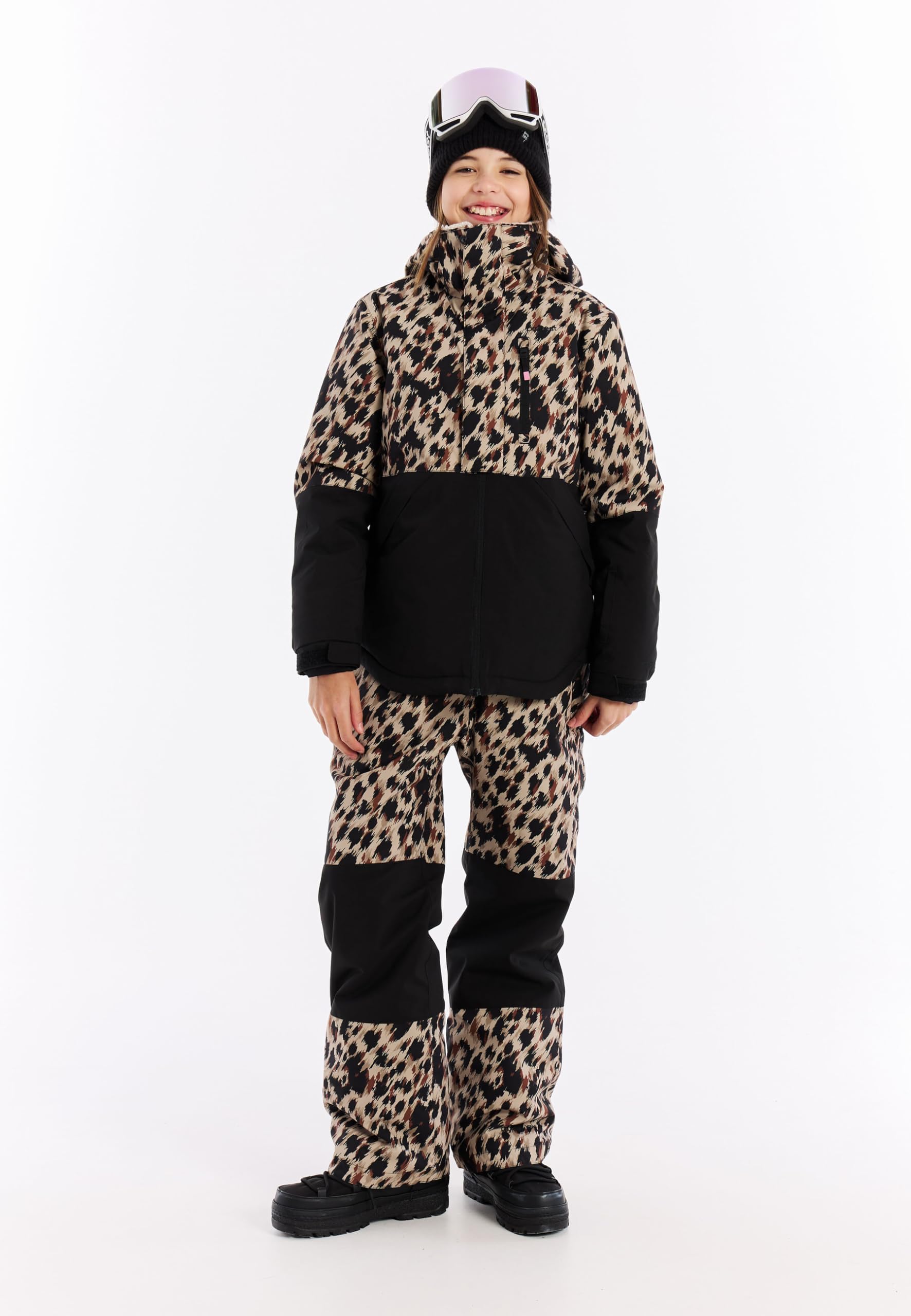 Protest Mädchen Ski- Und Snowboardjacke PRTLeopart JR