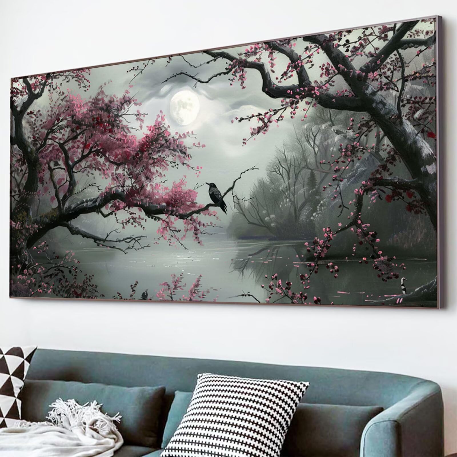 Diamond Painting Traum Diamond Painting Erwachsene Wunderland Bastelset Kinder ab 6 Jahre Mosaikherstellung Kreatives Geschenke für Mädchen Anfänger, Kreuzstich Arts Craft Zimmer Deko 60x120cm Y5-979