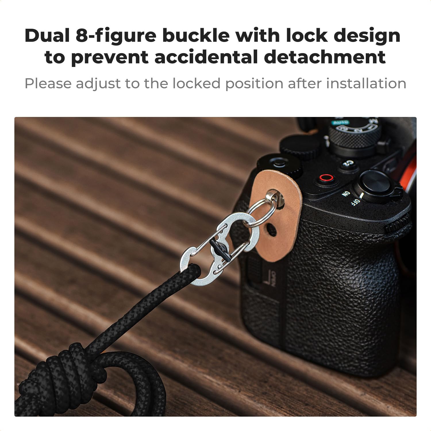 K&F CONCEPT Borsa Fotocamera, Borsa a Tracolla per Fotocamera Reflex Custodia Morbida per Macchine Fotografiche Reflex Compatta Videocamera per le donne-Nero