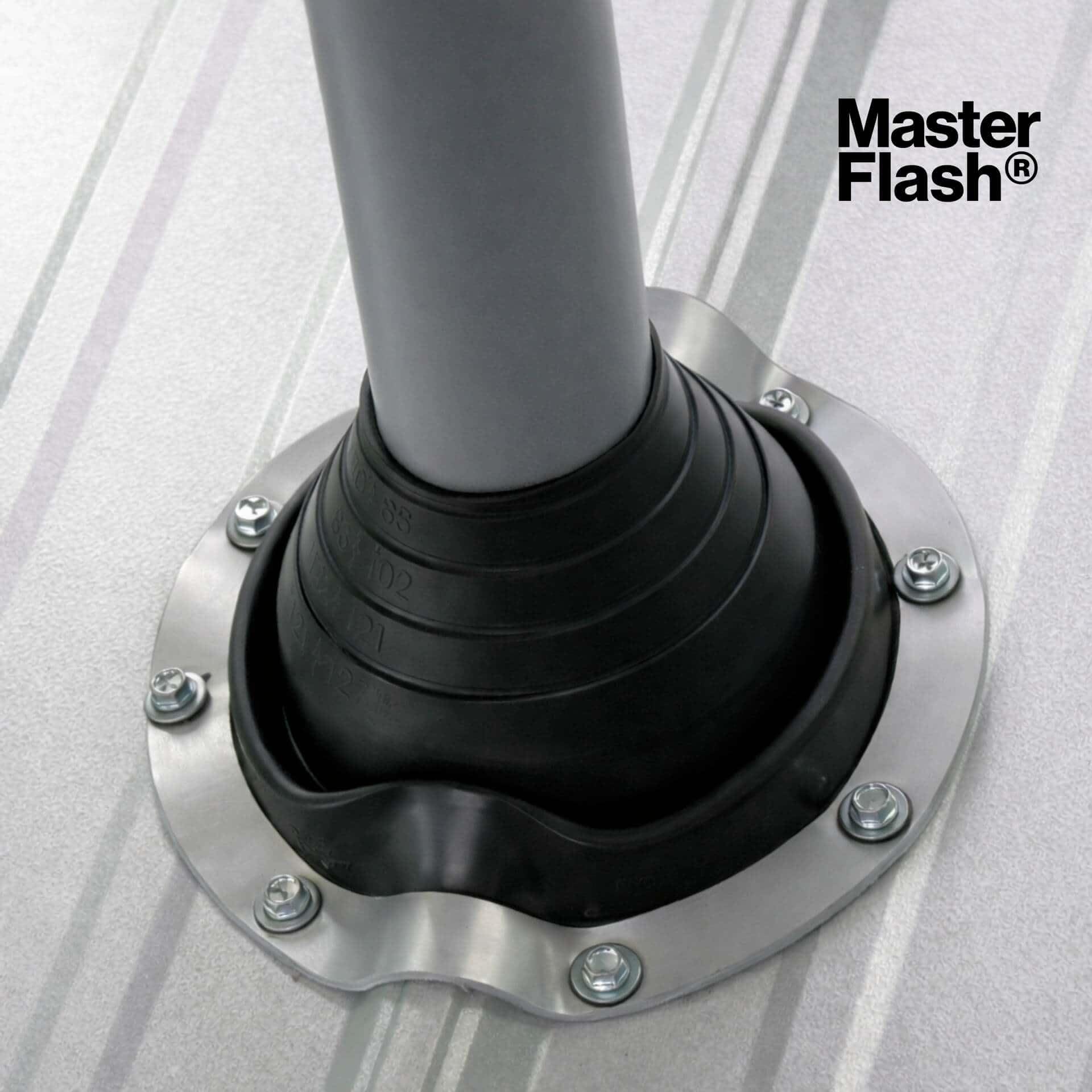 Junta de EPDM flexible de paso de techo Brida antiingreso de agua Resistente a la temperatura Protección de chimeneas Tuberías Cables Paneles Universal #5 (108-178 mm)