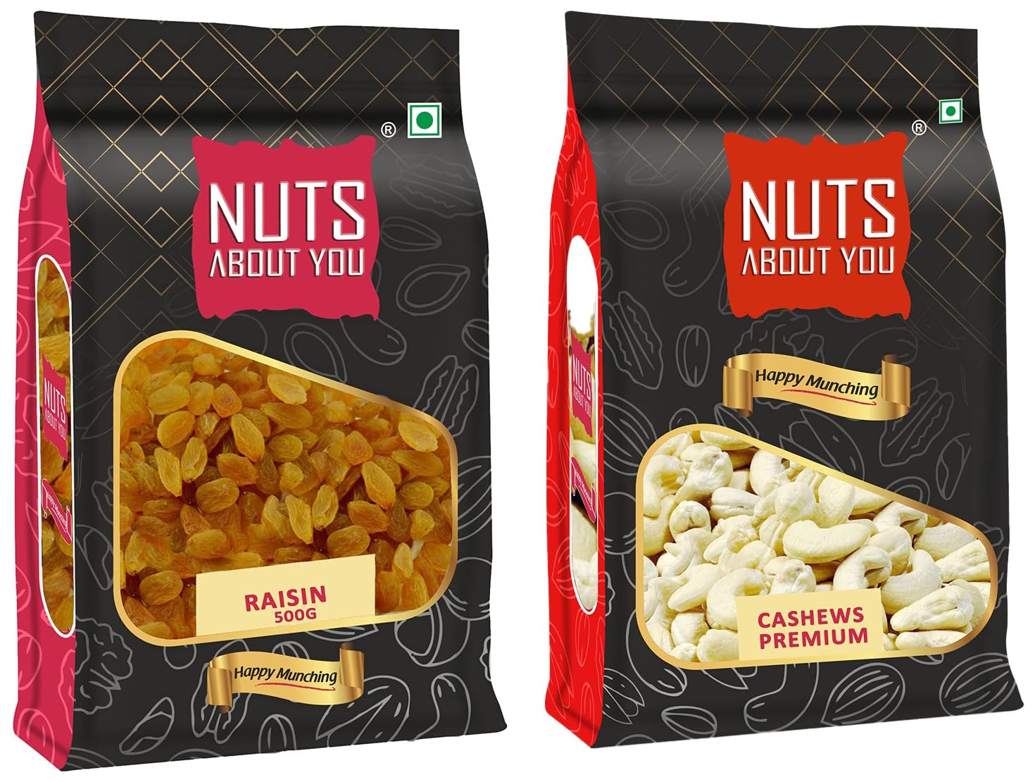 NUTS ABOUT YOU Cashews 500g and Raisin 500g (B08CVLMPM7) Amazon Price History, Amazon Price Tracker