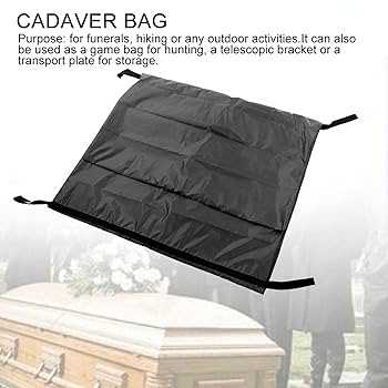 Body Bag Stretcher Combo, Emergency Cadaver Body Bag Storage And Removal Stretcher With 4 Carrying Handles Funeral Supplies
