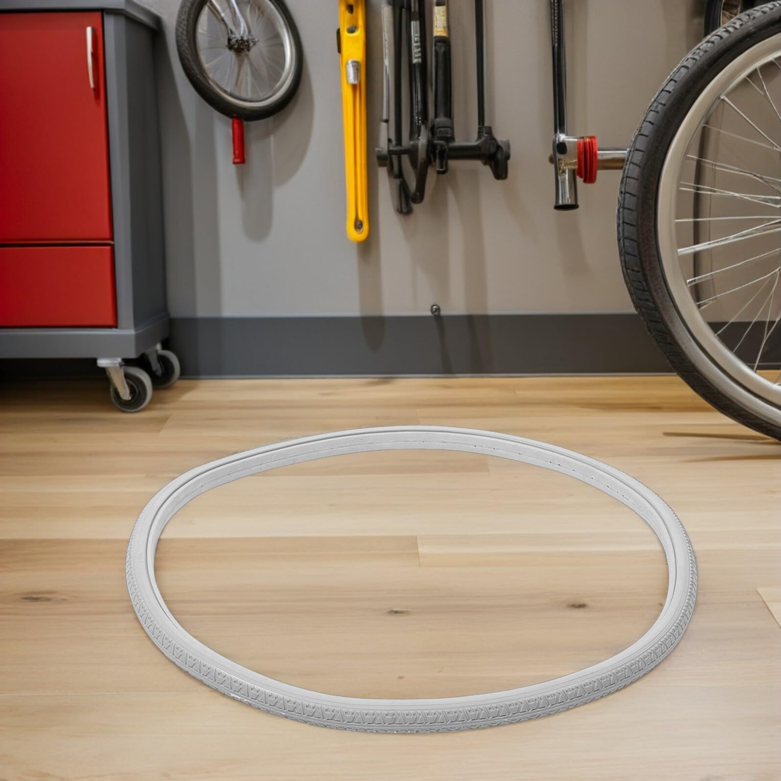 Ruedas Silla de Ruedas de Pu Neumáticos Sólidos sin Inflado 2 Piezas para Duraderas Fácil Instalación