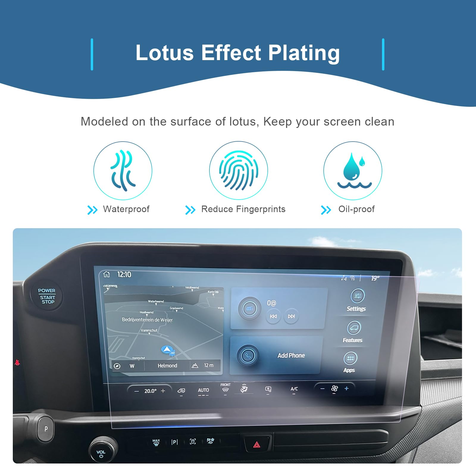 BROTECT Verre De Protection Film De Protection En Verre Film De Protection Decran Clair Gps Accessoi 52373887