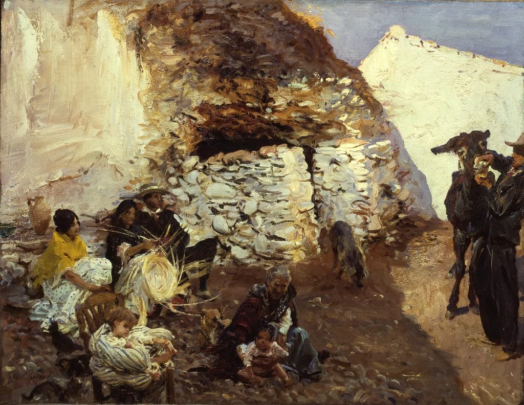 Toile Campement gitan de John Singer Sargent 60x90cm - 5