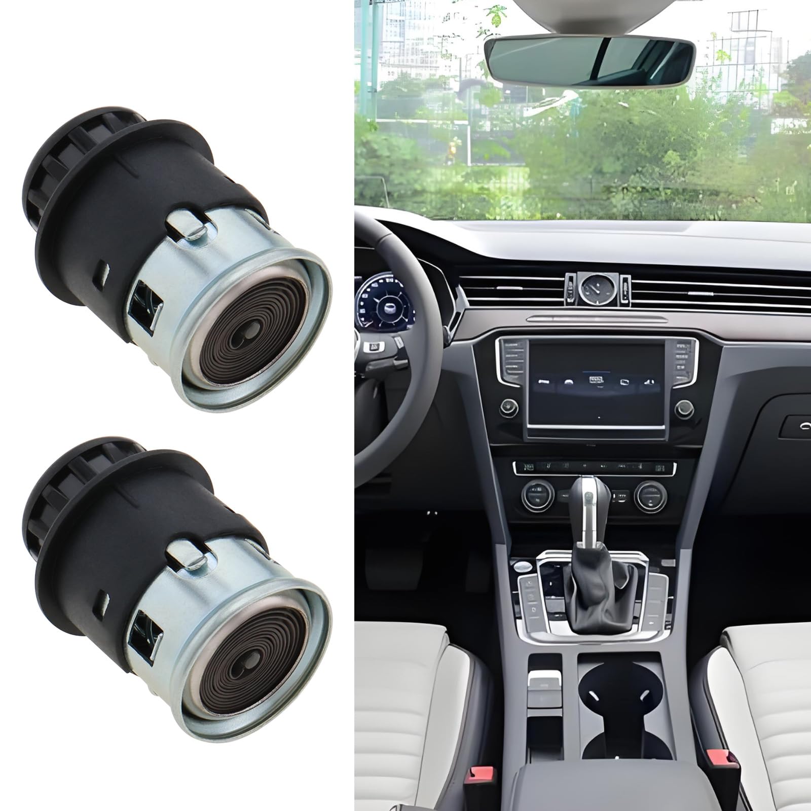 VGOL 2 pezzi presa accendisigari auto 1J0919307 compatibile