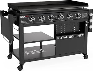 Royal Gourmet GB6000 6-Burner Griddle