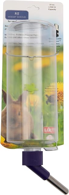 Lixit Bouteilles d'eau standard pour lapins, ferrets, cochons de Guinée, hamsters, rats, souris et autres petits animaux (32 Ounce, c'est bon.