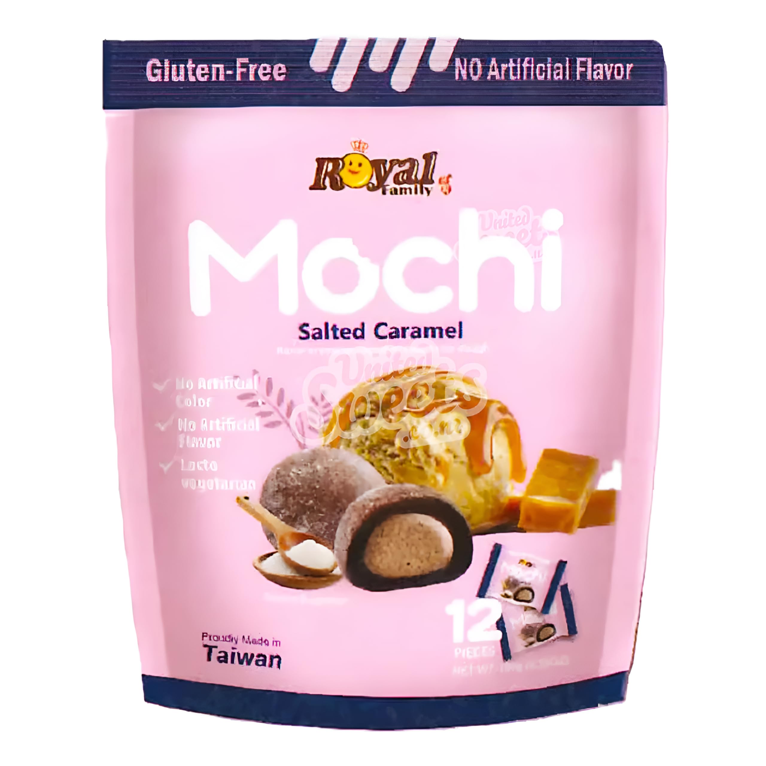 Royal Family Mochi Salted Caramel Flavour, No Artificial Color or Flavor, 12pcs 180g (Imported) (B0DGXG6RDY) Amazon Price History, Amazon Price Tracker