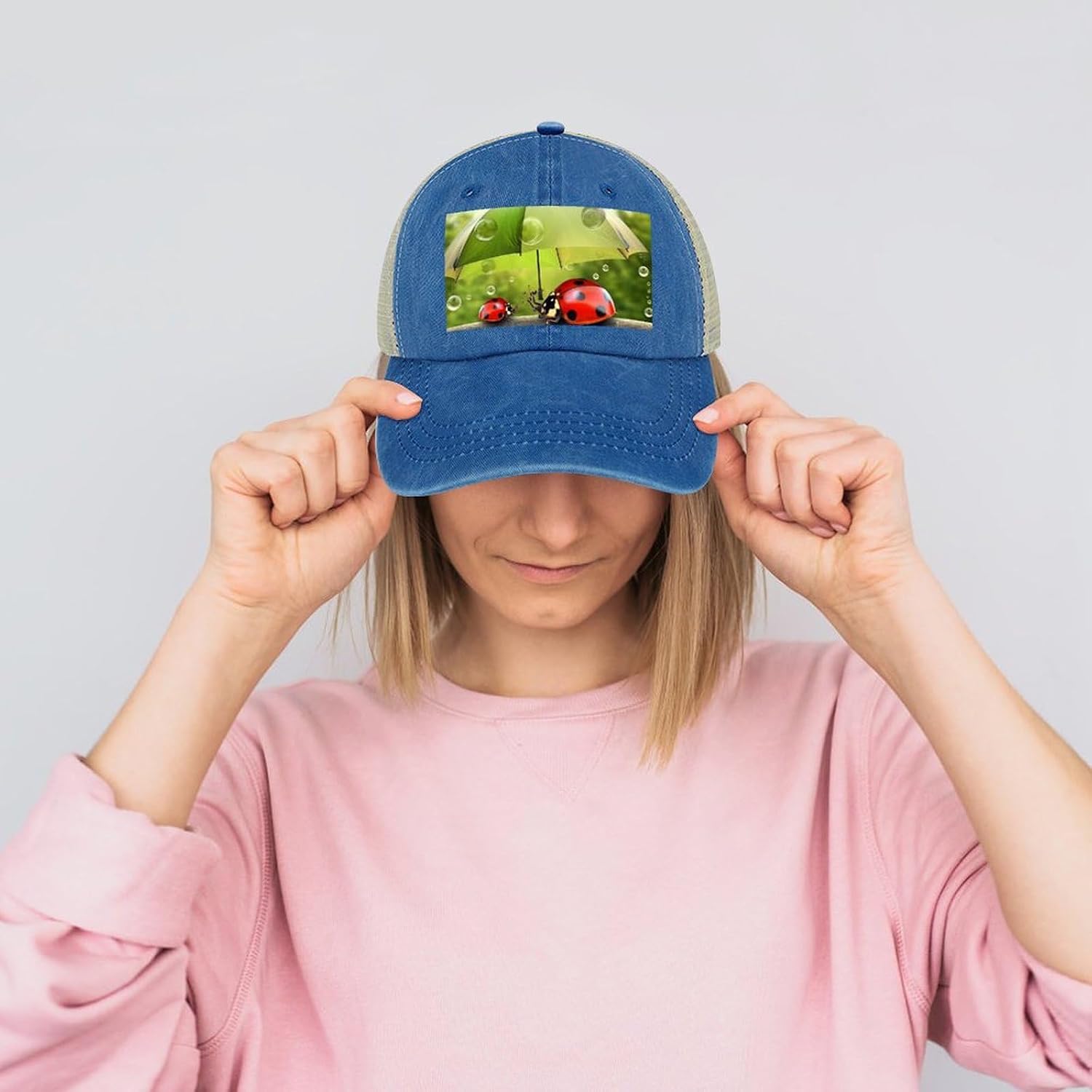 Sport Hat for Men Women Hollow Cowboy Hat Adjustable Baseball Cap Apparel Accessories