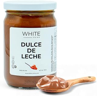 White Prime Dulce de Leche- 15 oz Glass Jar – Argentinian Style Caramel Milk Spread | Gluten Free milk caramel| Traditional Argentina Food