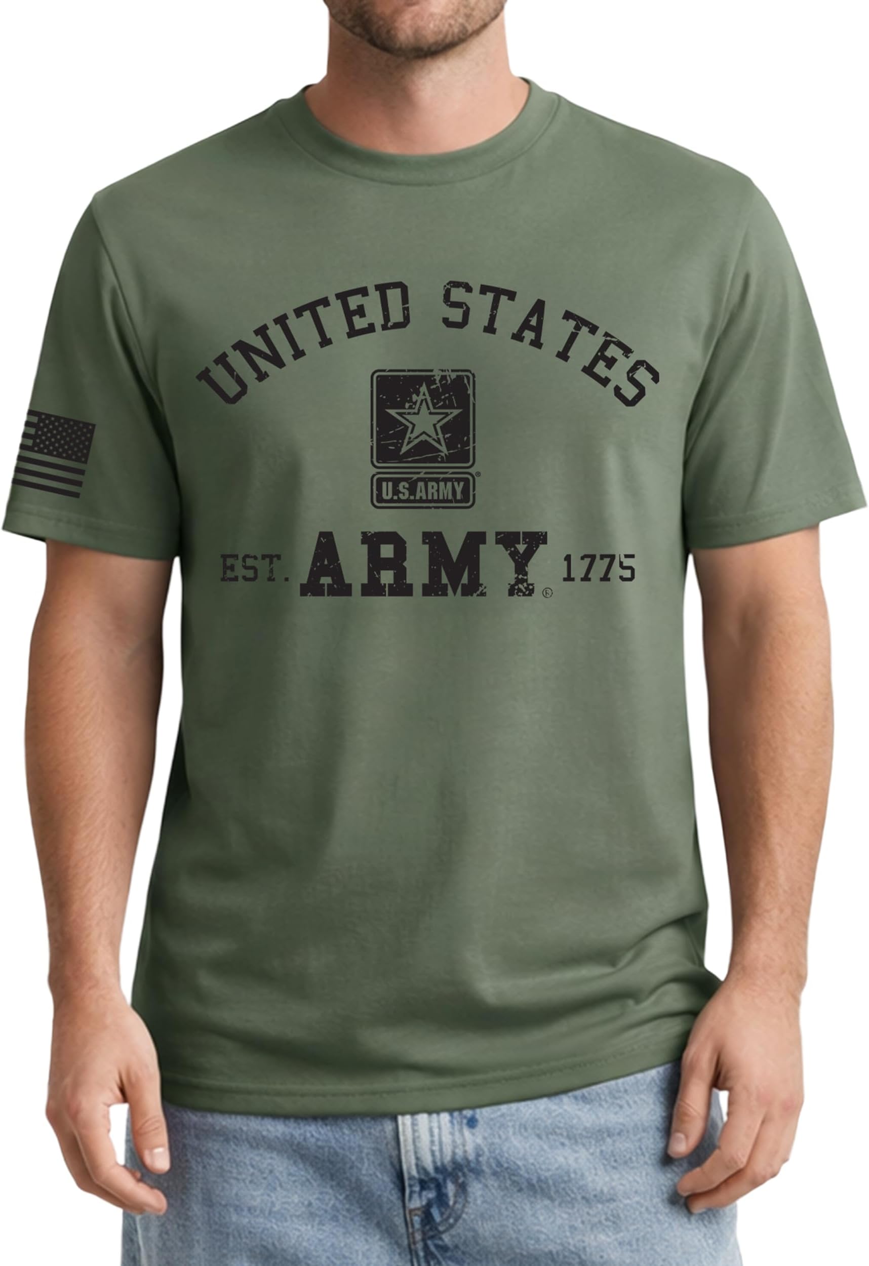Icon Sports mens United States Army Short Sleeve T-shirt T-Shirt (pack of 1)