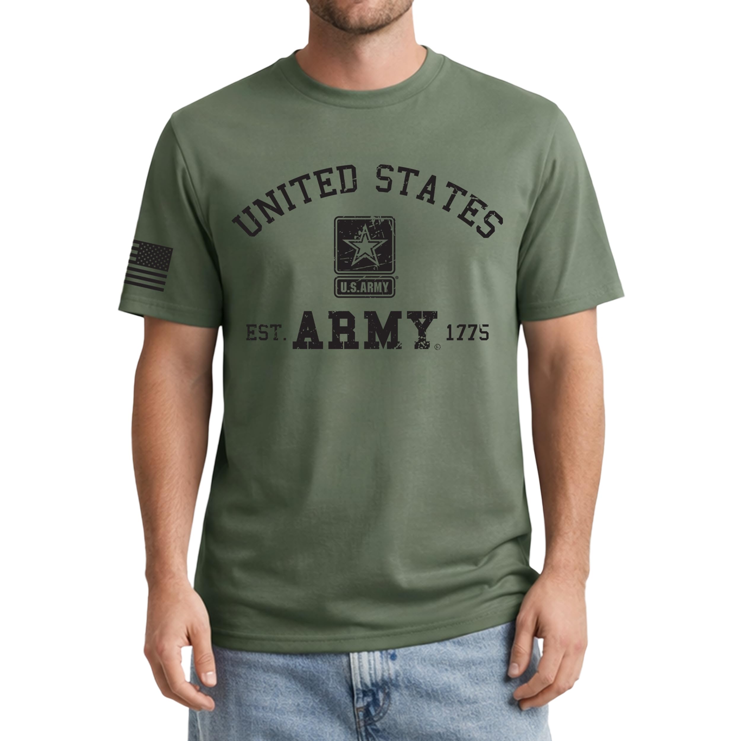 mens United States Army Short Sleeve T-shirt T-Shirt (pack of 1)