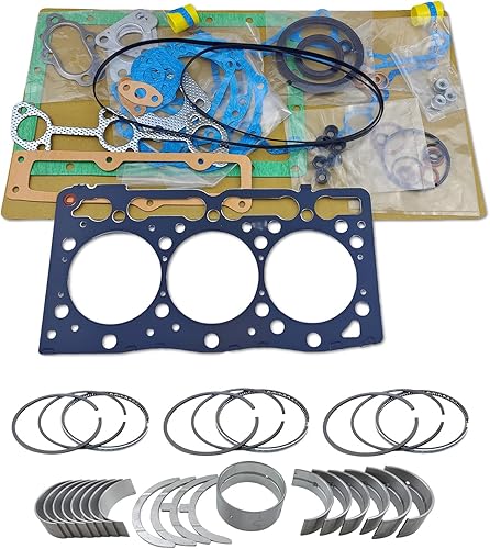 Miniatura 7 de Kit de reconstrucción de revisión D1105 para piezas del motor D1105 Kubota KX41 KX36-2 KX41-2 U25S Excavadora F2400 F2560E F2880 F2680E B1750D