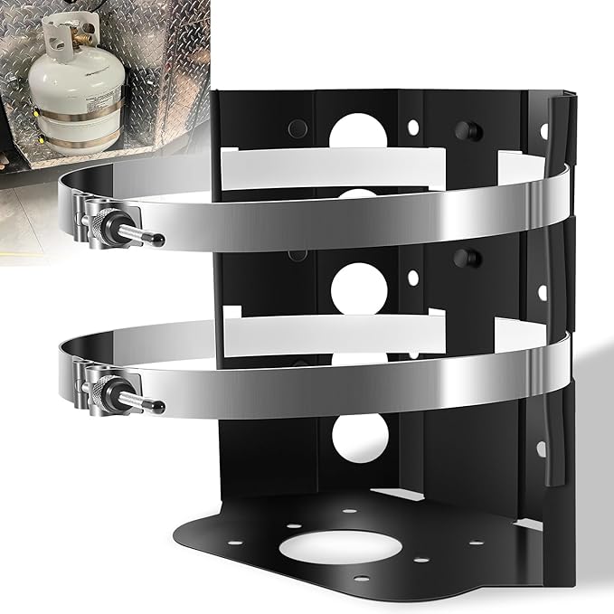 Amazon.com: besttruck 20 lb Heavy-Duty BBQ Propane Tank Holder Fit for ...