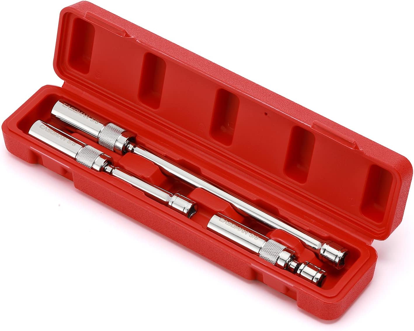 CASOMAN 3PCS 3/8" Dr. Swivel Spark Plug Socket