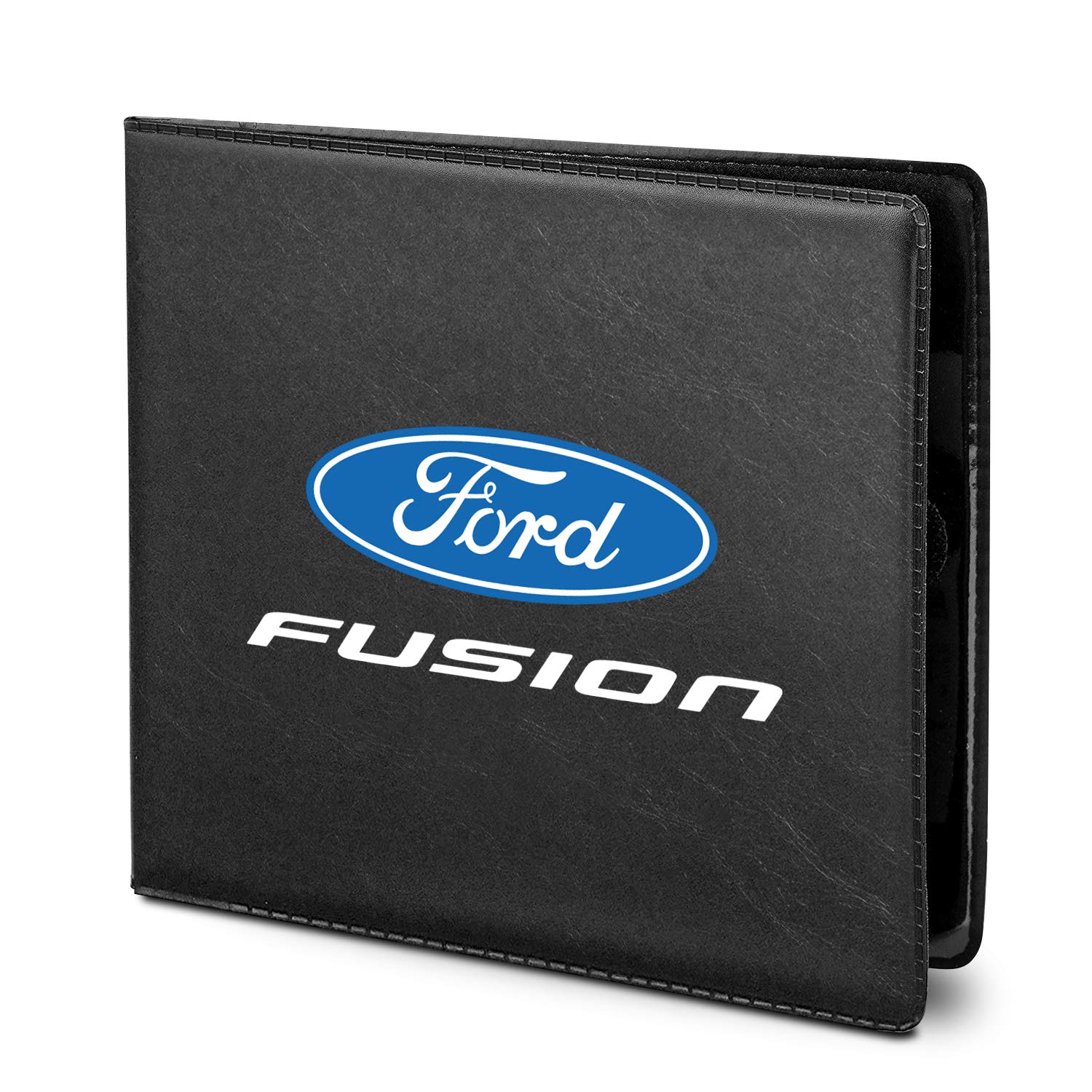 iPick Image for Ford Fusion Car Auto Insurance Registration PU Leather Document Holder Wallet