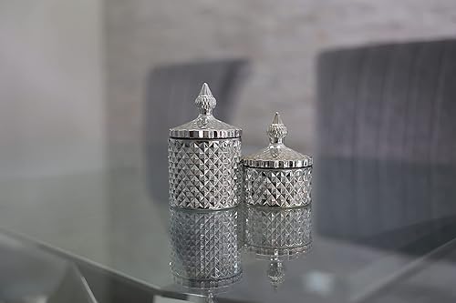 Miniatura 7 de VGE BON Juego de velas plateadas, votivas plateadas, decoración dorada para el hogar, regalo unisex para él, velas de aromaterapia, centros de mesa