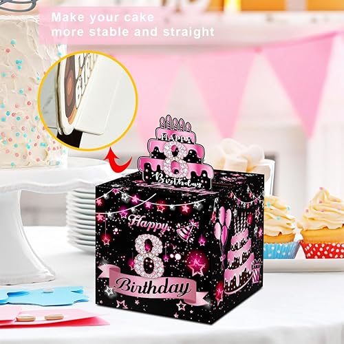 Miniatura 7 de Caja de dinero para regalo de cumpleaños número 40, caja sorpresa de 40 años, caja de regalo para tirar de dinero, ideas de regalo de dinero de