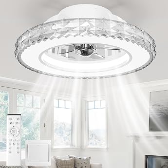 LED Ceiling Fan with Lighting and Remote Control [Energy Class E]