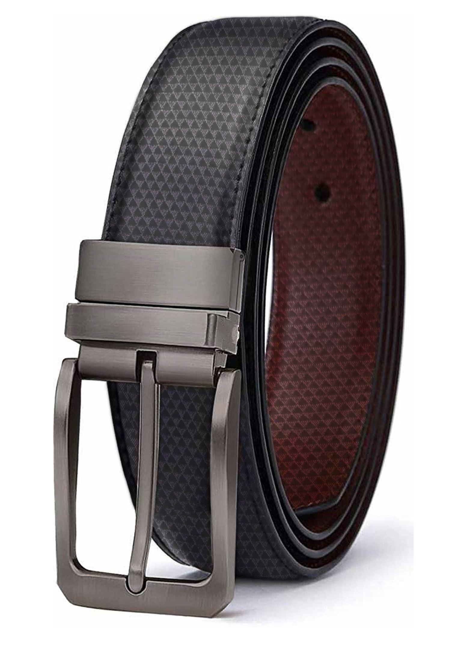 zoro Men's Vegan Leather Belt for Men, Formal/Casual,Autolock,Black | Fit on up to 38 Inches-picture-49