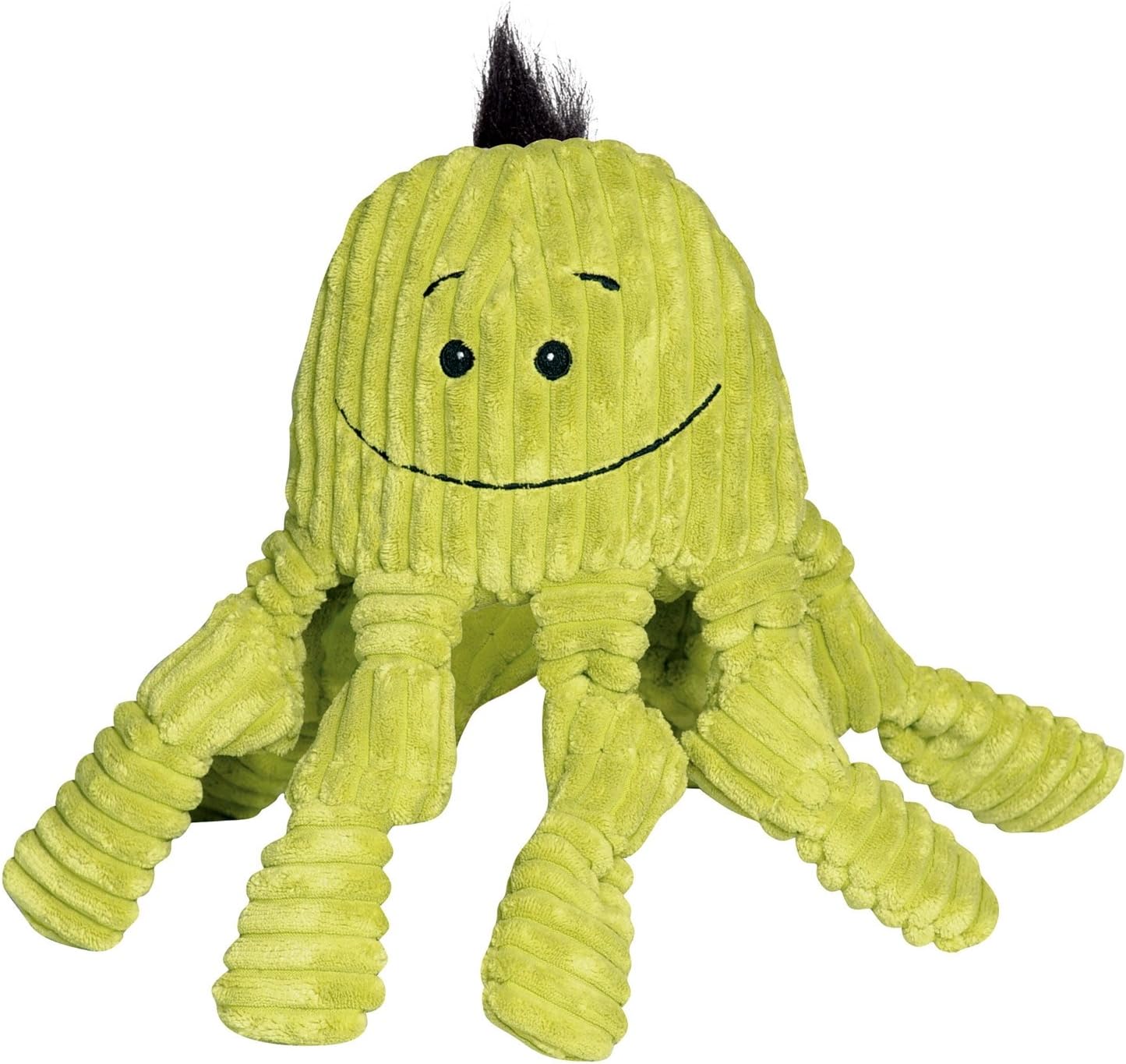 HuggleHounds Knottie Plush Octopus Dog Toy - Dog Stuffed Animal, Squeaky Puppy Toys for Small, Medium & Large Breeds, Durable Plush to Keep Them Busy - Octavie Octopus, Large